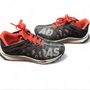 Adidas Women's Black and Red Athletic Shoes